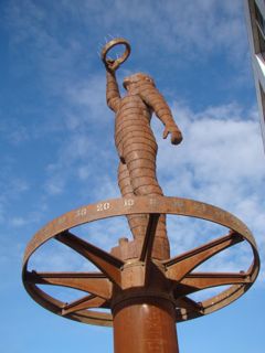 Astronomo escultura, Canberra,
                  Australia