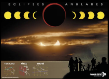 Afiche del eclipse anular 2001